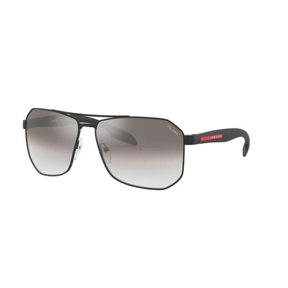 PRADA | NEW | 51VS | 51VS 1BO5O0 | MATTE BLACK | GRADIENT GREY MIRROR | SILVER
